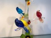 albero 5 uccelli multicolore