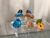ramo 2 uccelli multicolore
